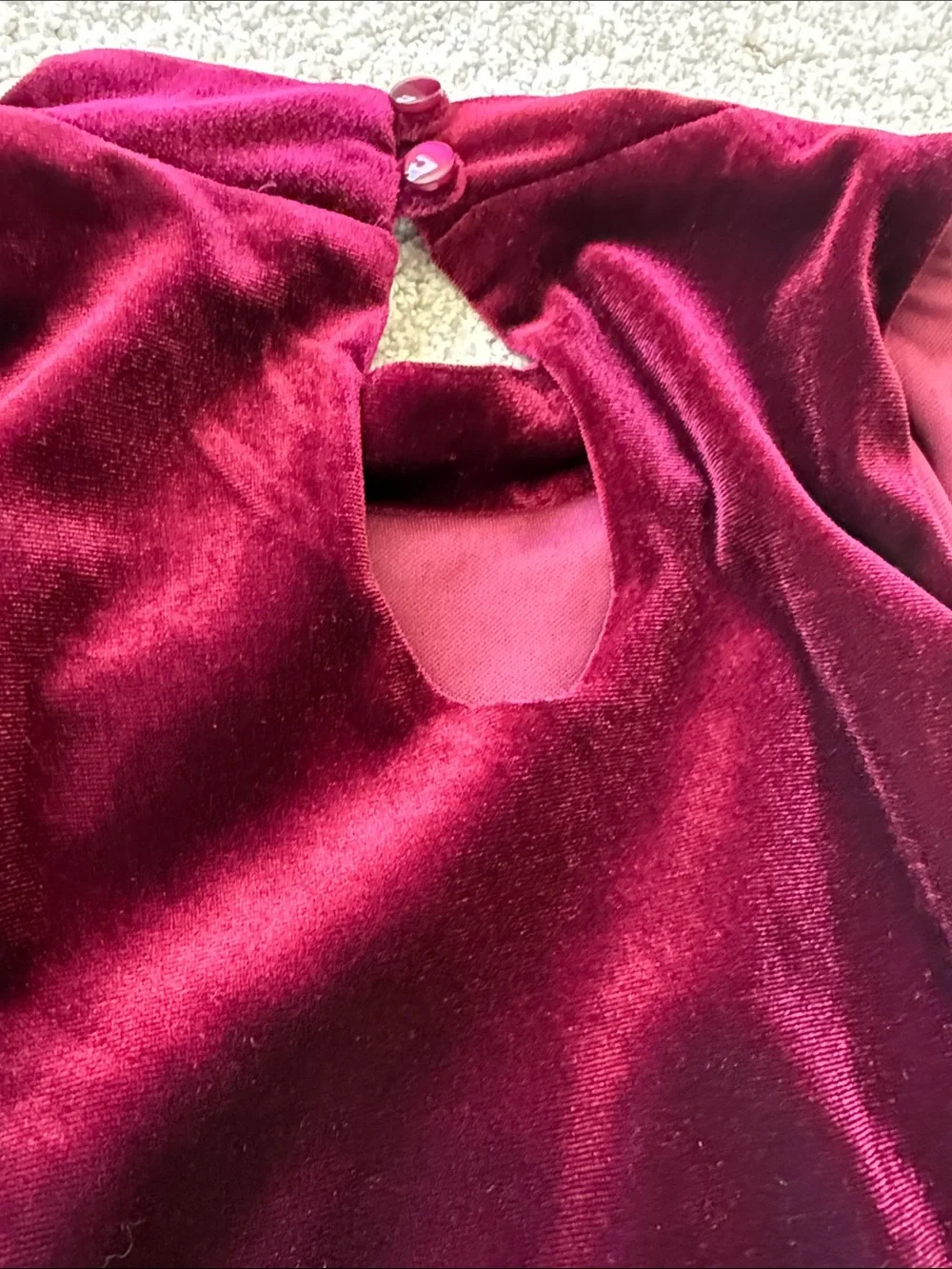 Zunie Girls Sleeveless Velvet Pleated Glitter Tulle Dress Burgundy Nordstrom new